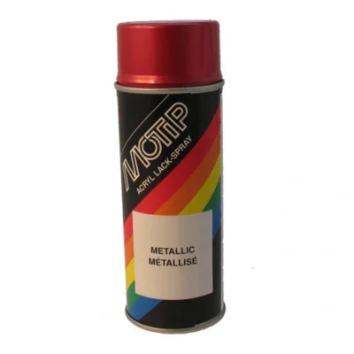 Spuitbus Motip 400ml - metallic rood