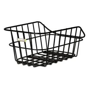 Fietsmand Basil Cento met dragerbevestiging 45 x 33 x 21 cm - zwart