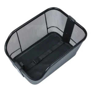 Fietsmand Basil Cento Tech Fiber WSL met bagagedragerbevestiging 21 liter 46 x 34 x 25 cm - solid zwart