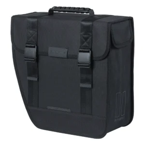 Fietstas Basil Tour Single Left 14 liter 34 x 14 x 34 cm - zwart