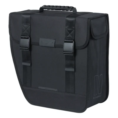 Fietstas Basil Tour Single Left 14 liter 34 x 14 x 34 cm - zwart