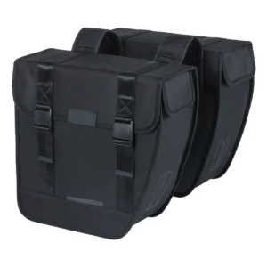 Dubbele fietstas Basil Tour Double 28 liter 34 x 14 x 34 cm - zwart