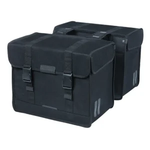 Dubbele fietstas Basil Kavan Eco Classic 68 liter 40 x 25 x 33 cm - zwart