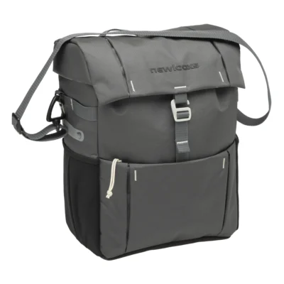 Enkele fietstas New Looxs Vigo Single 18,5 liter 31 x 15 x 40 cm - grijs