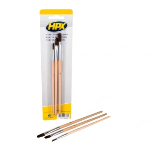 Autolakpenselen HPX (set á 3 stuks)