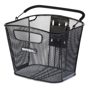 Fietsmand Basil Bold Front KF 28 x 34 x 27 cm - zwart