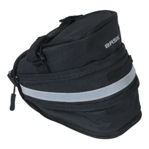 Zadeltas Basil Mada 1 liter 19 x 11 x 13 cm - zwart