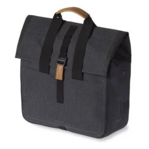 Fietstas Basil Urban Dry Shopper 20 liter 34 x 16 x 48 cm - charcoal melee