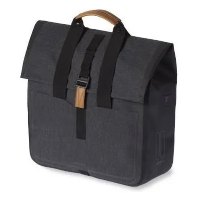 Fietstas Basil Urban Dry Shopper 20 liter 34 x 16 x 48 cm - charcoal melee