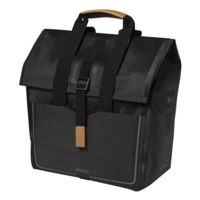 Fietstas Basil Urban Dry Shopper 20 liter 34 x 16 x 48 cm - matt black