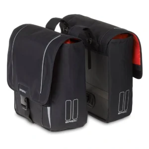 Dubbele fietstas Basil Sport Design 32 liter 35 x 15 x 43 cm - zwart
