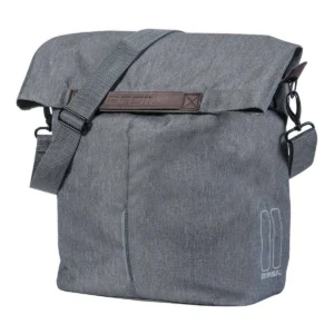 Fietstas Basil City Shopper 14-16 liter 30 x 18 x 49 cm - grijs