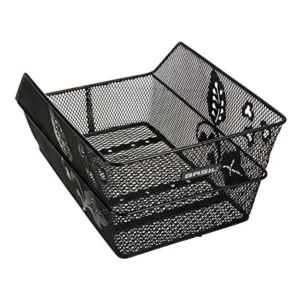 Fietsmand Basil Cento Flower 45 x 31 x 21 cm - zwart