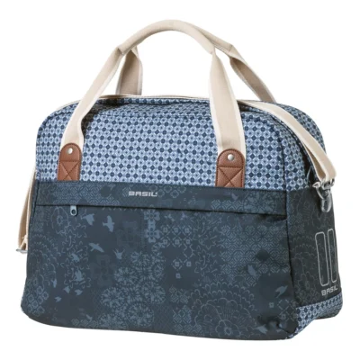 Fietstas Basil Bohème Carry All 18 liter 44 x 17 x 31 cm - blauw