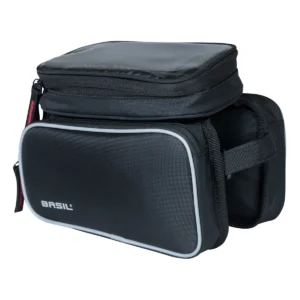 Frametas Basil Top Tube Sport Design Double 1,5 liter 20 x 13 x 17 cm - zwart