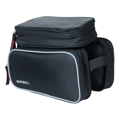 Frametas Basil Top Tube Sport Design Double 1,5 liter 20 x 13 x 17 cm - zwart