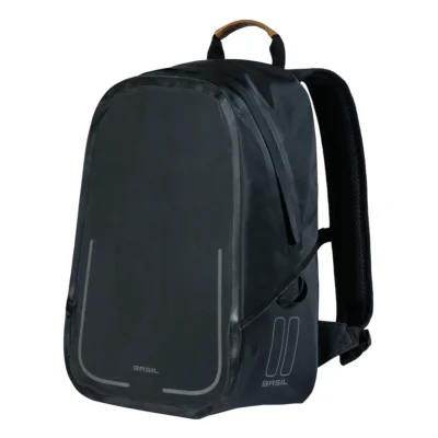 Fietsrugzak Basil Urban Dry Backpack 18 liter 27 x 16 x 45 cm - mat zwart