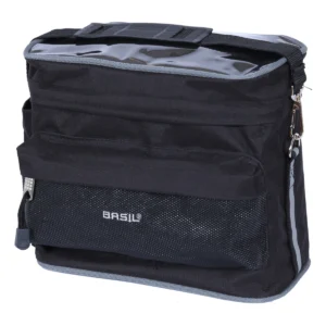 Stuurtas Basil Mali 8 liter 26 x 17 x 22 cm - zwart