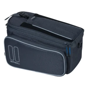 Bagagedragertas Basil Sport Design Trunkbag MIK 7 tot 15 liter 36 x 26 x 18 cm - graphite