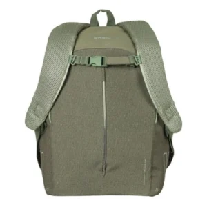 Fietsrugzak voor 13" laptop Basil B-Safe Commuter Nordlicht 13 liter 26 x 13 x 40 cm - olijfgroen