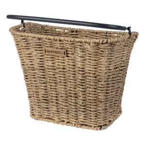 Fietsmand Basil Bremen Rattan Look KF 27 x 35 x 29 cm - seagrass