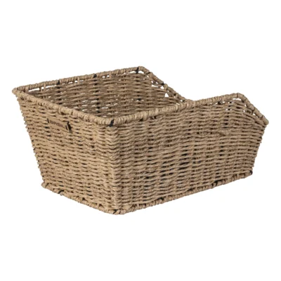 Fietsmand Basil Cento Rattan Look 47 x 34 x 22 cm - bruin