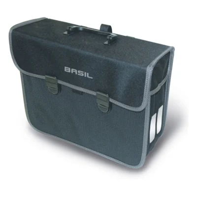 Fietstas Basil Malaga Pakaftas 13 liter 32x13x29cm - zwart