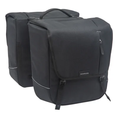 Dubbele fietstas New Looxs Nova Double Racktime 32 liter 35 x 35 x 15 cm (2x) - zwart