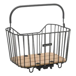 Fietsmand New Looxs Palermo 24 liter 40 x 22 x 27,5 cm - aluminium