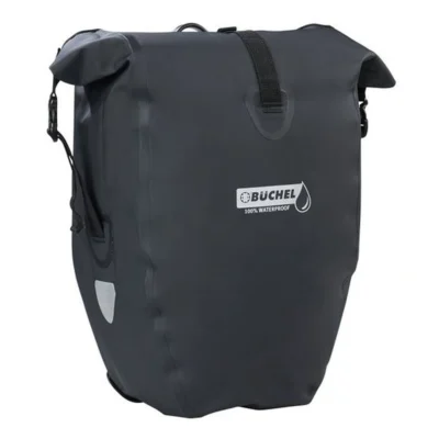 Fietstas Büchel 100% waterdicht 25,4 liter - zwart