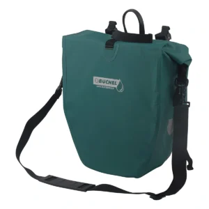 Enkele fietstas Büchel 100% waterdicht 25,4 liter - turquoise