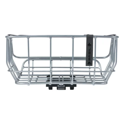Fietsmand Basil Portland Rear MIK 25 liter 43 x 36 x 22 cm - chroom