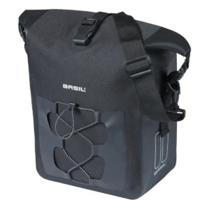 Fietstas Basil Navigator Waterproof M 12-15 liter 25 x 14 x 34 cm - zwart