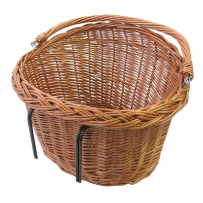Rieten fietsmand Basil Detroit ovaal 39 x 27 x 22 cm - naturel