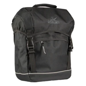 Fietstas Greenlands Travel 20 liter 30 x 37 x 17 cm - Zwart