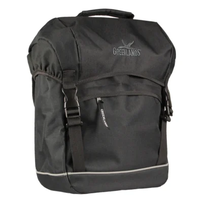 Fietstas Greenlands Travel 20 liter 30 x 37 x 17 cm - Zwart