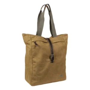 Fietstas Greenlands Canvas Shopper 20 liter 42 x 34 x 14 cm - camel bruin