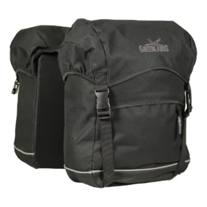 Dubbele fietstas Greenlands Travel Bag 40 liter 30 x 37 x 17 (2x) - zwart