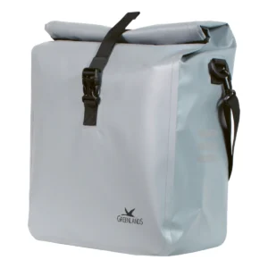 Enkele fietstas Greenlands Urban Style waterproof 1 -18 liter 27 x 49 x 14 cm - licht grijs