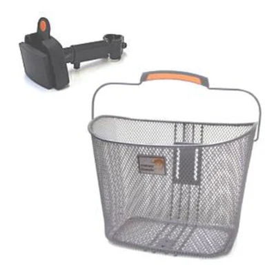 Fietsmand New Looxs Toscane Smartlock 19 liter 34 x 25 x 25 cm - zilver