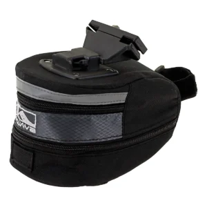 Zadeltas M-Wave Tilburg large met klikbevestiging - zwart