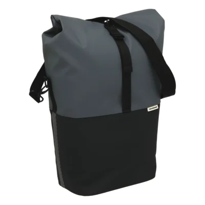Fietsshopper New Looxs Nyborg 17 liter 30 x 17 x 37 cm - donkergrijs/zwart