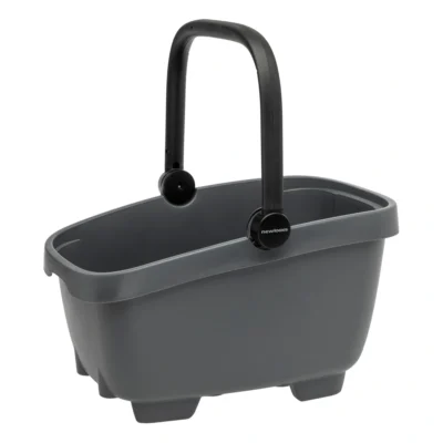 Gerecyclede (honden)fietsmand New Looxs Clipper Racktime 2.0 - anthraciet