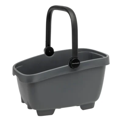 Gerecyclede (honden)fietsmand New Looxs Clipper 28 liter - 49 x 37 x 29 cm - anthraciet