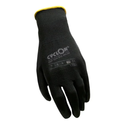 Montagehandschoen Werkplaats Blacktouch Nylon met PU-coating *L* (Per 3 paar)