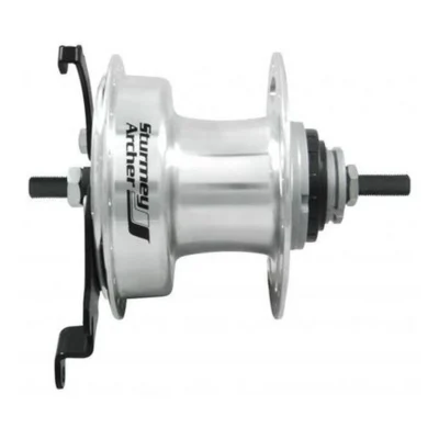 Versnellingsnaaf 3 speed Sturmey Archer XL-RD3 90 mm trommelremnaaf - 36 gaats - zilver