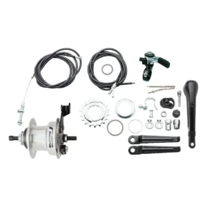 Versnellingsnaaf 3 speed Sturmey Archer Summit X-RD3 trommelrem - high polish aluminium