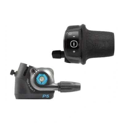 Draaiversteller 5 speed Sunrace met clickbox passend op SRAM S5