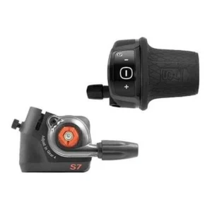 Draaiversteller 7 speed Sunrace met clickbox passend op SRAM S7