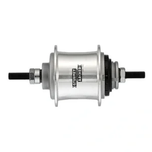 Versnellingsnaaf 2 speed Sturmey Archer A2 Automatic vrijloopnaaf 36 gaats - zilver
